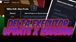 DELTA EXECUTOR UPDATE X REDZ HUB BLOXFRUIT