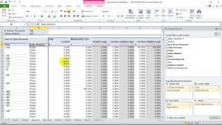 Dragging and Dropping Column Labels in Pivot Tables