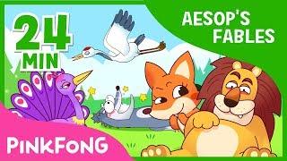 The Old Lion and the fox and 7+ songs| Aesop's Fables | + Compilation | Pinkfong Songs for Children