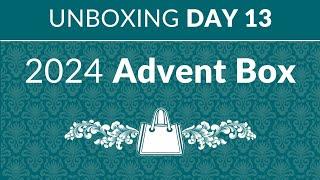 Unboxing Day 13 of the 2024 Sallie Tomato Advent Box!