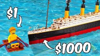 CHEAP vs EXPENSIVE LEGO Boats