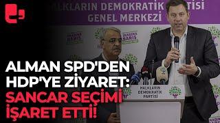 Alman SPD'den HDP'ye ziyaret: Mithat Sancar seçimi işaret etti!