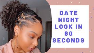 Date Night Hairstyle | #shorts | Natural Hair