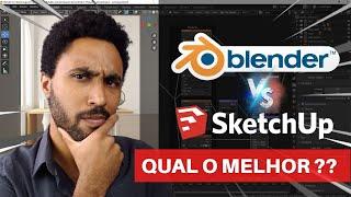  Blender vs Sketchup - Qual o melhor?