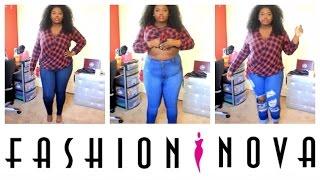 New PLUS SIZE Jeans 2XL | Fashion Nova Try On Haul (Apple Shape Belly)