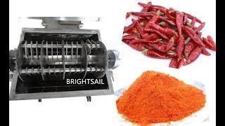 Chili powder making machine (chilli pulverizer)(chili grinder) ---  info@brightsail-asia.com