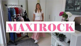 Maxirock-Outfits / Fashion Styling Tipps