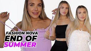 Fashion Nova End of Summer Haul | Kendra Rowe