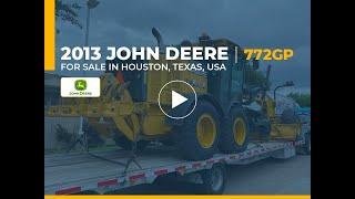 Deere 772GP Motor Grader For Sale