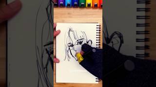 Drawing a Face Without Lifting My Pen CHALLENGE! 