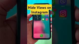 Hide Views on Instagram Reels in Seconds! #tips #instagram #trending #howto #tech #Shorts