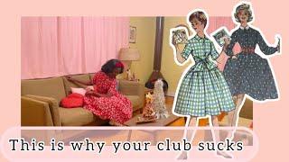 Reasons why hobby clubs lose members | sewing simplicity 3573