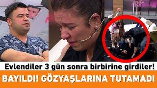 Yusuf ve Tuğba birbirine girdi! Canlı yayında bayıldı hüngür hüngür ağladı