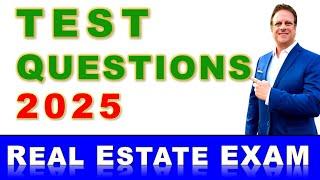 Test Questions to Pass the Real Estate Exam.