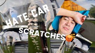 Husband get Angry of this annoying car scratches | Wife driving & accidentally happen | #scratch