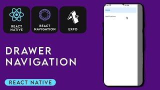 Drawer Navigation in React Native | React Navigation 6.x with Expo (Beginners Tutorial)