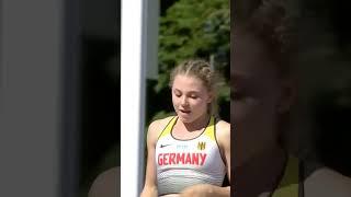 wondering!hi Chiara_Sistermann#polevault#athletics#championship#shortsvideo#shortsyoutube#viralsport