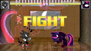 Dark Sonic vs Nightmare Sparkle ll mugen ll Sonico Gamer 587