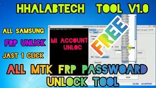 new halabtach tool v1.0 | all samsung frp unlock on click | frp mi huawei  mtk  unlock all mobile