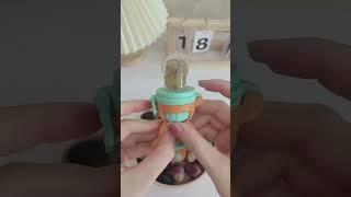 Product Link in Bio ( # 2194  )  Fresh Fruit Food Feeder Grinding Stick Baby Nibble
