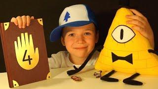 Gravity Falls Journal 4 and Toys Unboxing and Review