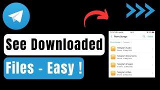 How to See Downloaded Files in Telegram