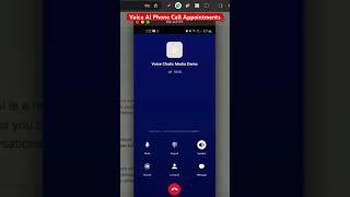 Voice AI Phone Call Appointments #voiceai #chatbotmarketing