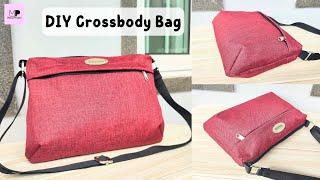 DIY Crossbody Bag Tutorial | Easy Crossbody Bag Sewing Tutorial