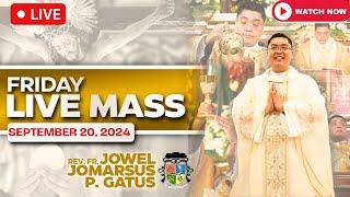 FILIPINO LIVE MASS TODAY ONLINE II SEPTEMBER 20, 2024 II FR. JOWEL JOMARSUS GATUS