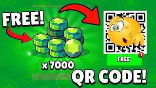 QR CODE!  FREE GEMS  BRAWL STARS NEW SPONGEBOB UPDATE  FREE REWARDS QR CODE