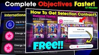 How to Complete Objectives Faster for Selection Contract To Get FREE Showtime In eFootball 2025