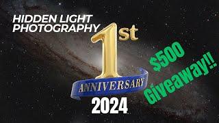 Celebrate Hidden Light Photography's 1-Year Anniversary with a $500 Starizona Giveaway! 