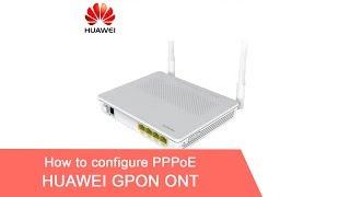 Как настроить PPPoE в маршрутизаторе Huawei