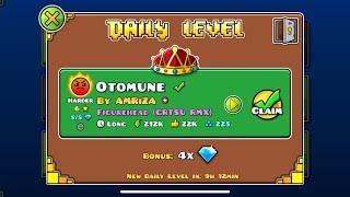 BEST 2.2 DAILY | Geometry Dash | Otomune | By amRiZa | 100% Complete! | Daniel’s doodles