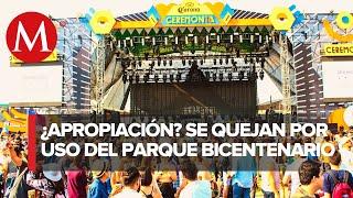 Vecinos de Azcapotzalco denuncian apropiación del 'Parque Bicentenario' por eventos masivos