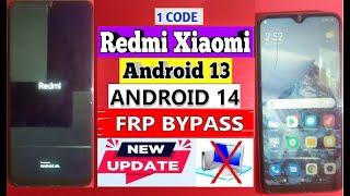 Redmi Google Account/ FRP Bypass - ANDROID 14 Without Pc Without New Method