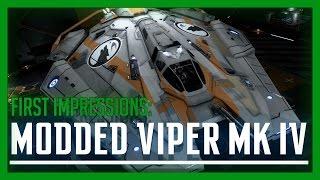 Modded Viper Mk IV - Elite: Dangerous