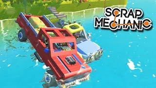 КЛАУД и SORZ в ЭКСПЕДИЦИИ по БОЛОТАМ и ВОДЕ в 0.5.0 | SCRAP MECHANIC