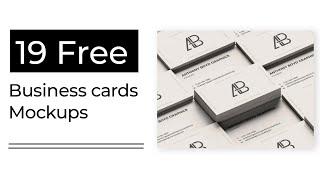 Free Business Card Mockups (Mind blowing Mockups 2022).