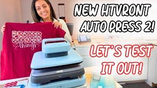 NEW HTVRONT AUTO PRESS 2 - LET'S TEST IT OUT!!