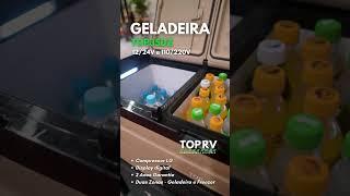 Geladeira Portátil Dual Zone 35 litros, Quadrivolt 12/24V e 110/220V - TOP35 Black e TOP35D Safari