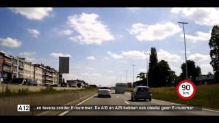 A12 België: Zandvliet - Antwerpen - Brussel