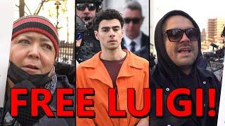 "Free Luigi!" Supporters Share Healthcare HORROR STORIES At His Arraignment