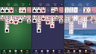 Solitaire Card Games, Klondike (by Guru Puzzle Game Studio) - game for Android and iOS - gameplay.
