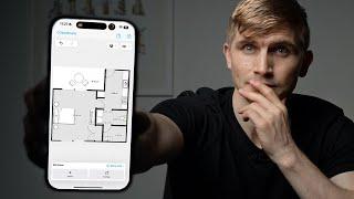 Drawing floor plans on a Phone - Magic Plan App