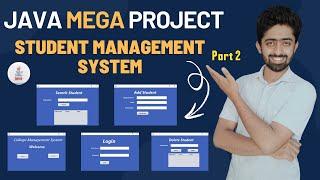 Java Project Front end Part 2 | Student Management System Project using Java