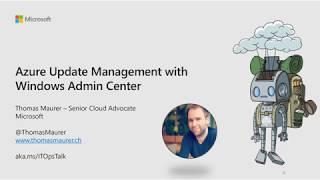 Azure Update Management using Windows Admin Center