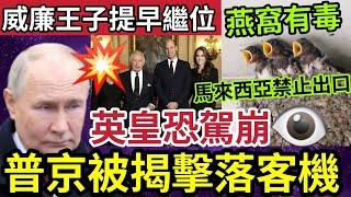 普京濫殺平民！官方揭發「哈薩克客機墜毁」為俄羅斯擊落！英皇密令「威廉王子提早登基？」馬來西亞驚見「紐卡素病毒」嚴重死亡率「百分百」可傳人！燕窩緊急暫停出口！28/12/2024