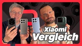 Xiaomi 14, 14 Ultra, 14T & 14T Pro: Die Modellreihe im Vergleich!