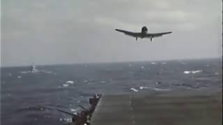 Battle of Midway Footage from Onboard USS Yorktown (CV 5)